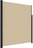 vidaXL Windscherm uittrekbaar 220x600 cm beige