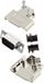 MH Connectors MHD45PK9-DB9P-K connecteur D-sub mâle 45 ° Nombre de pôles : 9 Cosse à souder 1 pièce