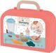 Ecoiffier Nursery Verzorging - Baby's Voedingsset in Koffer - 8dlg.