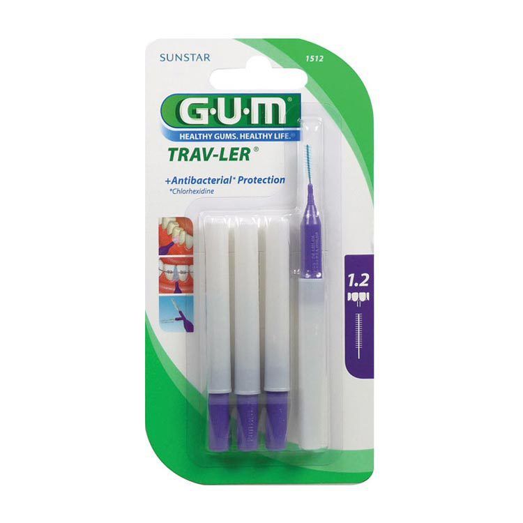 GUM Trav-Ler Interdentaal Borsteltjes 1.2mm 4st