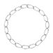 Hatchet Breil HOOP TJ3522 Dames Minimalistische Ketting Staal ARGENTO 47 cm