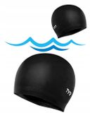 Sans marque Bonnet de bain en latex pour adultes - Noir