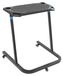 Tablette d'entraînement de vélo mobile - Bureau d'entraînement intérieur - Hauteur réglable 82–120 cm - Pliable - Avec roues verrouillables - Capacité de charge jusqu'à 50 kg - Noir