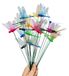 Set van 25 Libellen multicolor 3D voor tuin decoratie