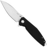 CRKT Ibis 2540 Stonewashed D2, Black G10, zakmes, Lucas Burnley design