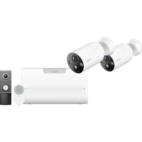 TP-Link Tapo C460 Duo Pack + H500 CentralHub + D235 Smart Battery & Wired Doorbell