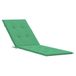 VidaXL Terrasstoelkussen (75+105)x50x4 cm Groen