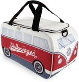 BRISA VW Collection Volkswagen T1 Bus Transporter Koeltas 25 l (Wit/Rood)