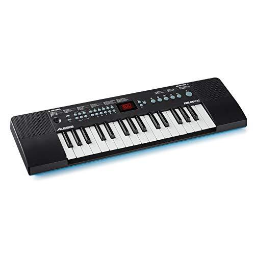 Alesis Melody 32 - draagbare 32 toetsen mini digitale piano / keyboard met ingebouwde luidsprekers, 300 ingebouwde geluiden, 40 demosongs, USB-MIDI-connectiviteit