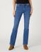 Wrangler Bootcut Camellia Jeans Vrouwen W24 x L32 Katoen/Polyester/Elastaan Blauw