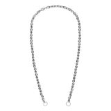 Lucardi Dames Stalen bedel ketting marina - Ketting - Staal - Zilverkleurig - 42 cm
