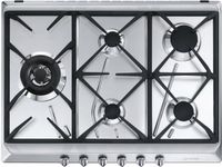 Smeg SRV575GH5 Kookplaat Roestvrijstaal Ingebouwd 70 cm Gaskookplaat 5 zone(s)