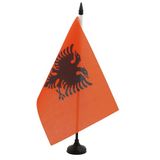 AZ FLAG Tafelvlag Albanië 21x14 cm