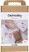 Creativ Company CC Craft Kit Embroidery, t-shirt, white, 1 pack