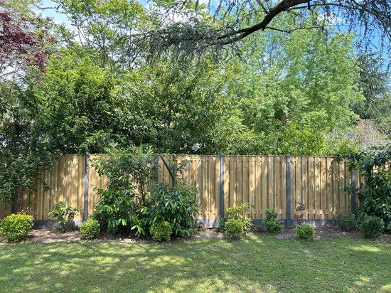 Intergard Hout beton schutting grijs 200x190cm (per set)