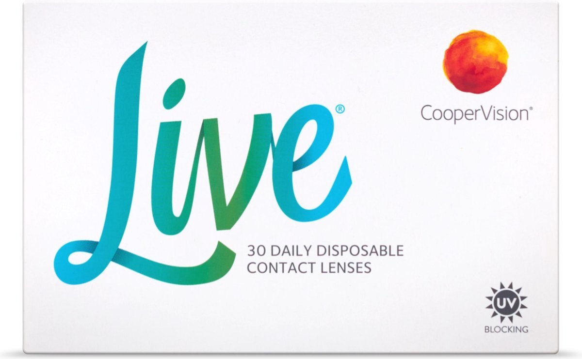 Live +1,00 - Live® - 30 pack - Daglenzen - BC 8,60 - Contactlenzen