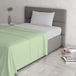 Trendy Chic Beddengoedset van 100% katoen, gemaakt in Italië, Frans bed, pistache