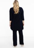 YOEK Dames Broek boot cut navy
