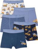 Vertbaudet Set boxershorts voor jongens met graafmachine