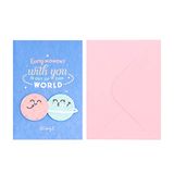 Mr. Wonderful Love Postcard — Elk moment met jou is niet van deze wereld (ENG)