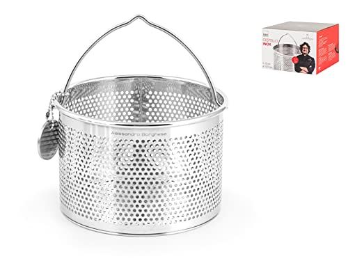 H cestello inox Alessandro Borghese tondo 14,5xh10