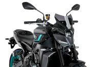 Puig 22077S Nieuwe generatie sportvoorruit voor Yamaha MT-09 2024 en Yamaha MT-09 SP 2024 - Aerodynamisch design en sportieve stijl, grafisch ontwerp
