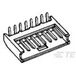 TE Connectivity 280380-1 Male header, inbouw (standaard) Inhoud: 1 stuk(s) Box