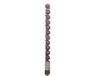 Decoris Mini kerstballen - 14x st - lila paars - D3 cm - kunststof