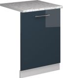 Vicco Fame-Line Vaatwasserfrontpaneel – 60 cm, WB Marmer Donkerblauw hoogglans