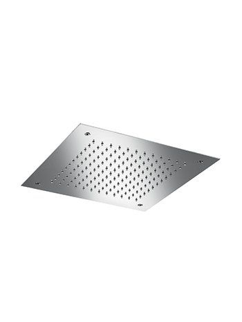hotbath Mate M110 inbouw hoofddouche vierkant 38x38 geborsteld messing PVD
