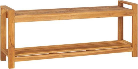 vidaXL Bankje 120 cm massief teakhout