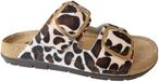 Rohde 5897 Slippers Bruin Koeienprint Suede Dames