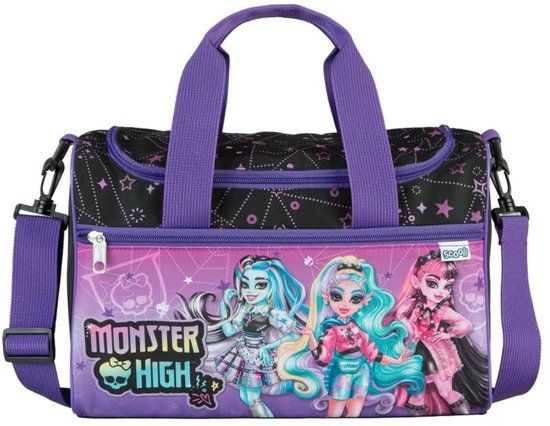 Monster High Sporttas Paars Polyester 3L Ritssluiting Kinderen Unisex