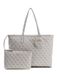 GUESS Power Play II Grand Sac fourre-tout technique Taupe foncé Sac cabas à logo Sac bandoulière