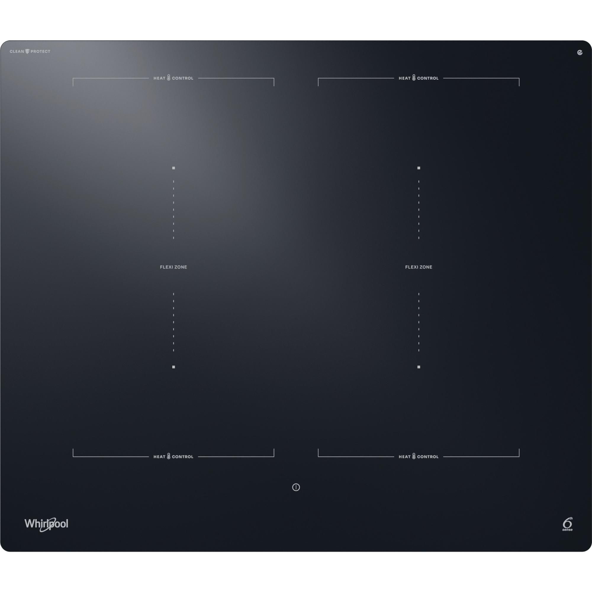 Whirlpool WTX6019DCF Zwart Ingebouwd Inductiekookplaat - 4 Zones