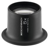 Loupe d'horloger - grossissement 5x - anthracite - diamètre 25 mm