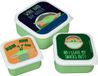 4KidsOnly Star Wars Set van 3 lunchtrommels - Mandalorian - Baby Yoda/Grogu