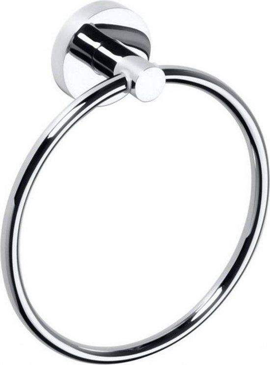 Sapho X-Round Handdoekring - Chroom - XR411
