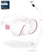 CRESSI F-Dual + Supernova Dry Combo uniseks duikmasker F-Dual randloos en droge snorkel voor snorkelen en duiken, kleur wit, roze/lichtwit, één maat