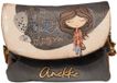 Anekke Portefeuille pour femmes bleu avec imprimé