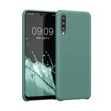 kwmobile telefoonhoesje geschikt voor Samsung Galaxy A50 - Hoesje met siliconen coating - Smartphone case in Arctische nacht