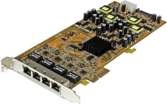StarTech.com 4-poorts Gigabit Power over Ethernet PCIe-netwerkkaart - ST4000PEXPSE