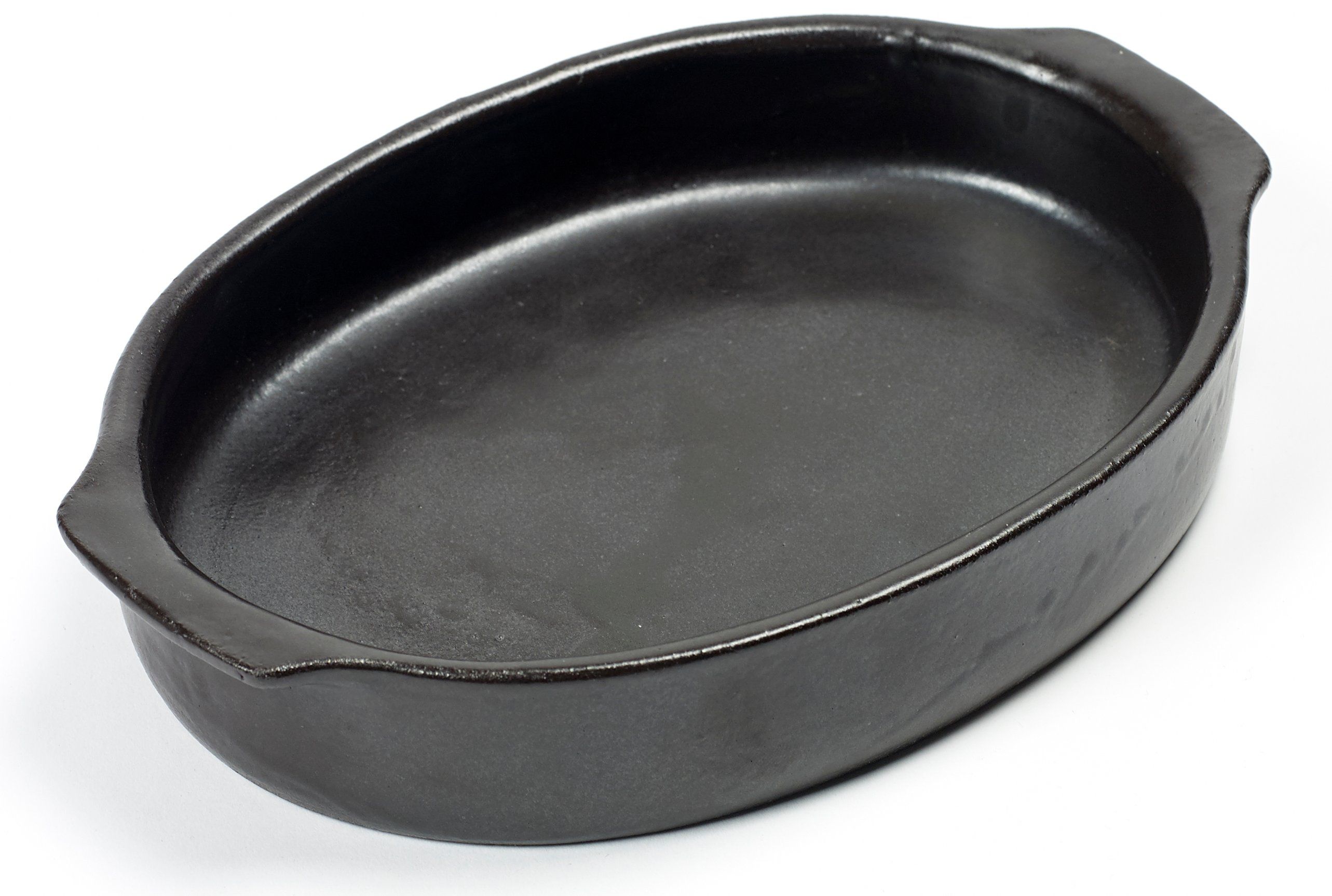 Serax Pure Ovenschaal ovaal 37x26 cm zwart