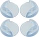 AMIG Hoekbeschermers - 12 stuks - Transparant - PVC - Rubber