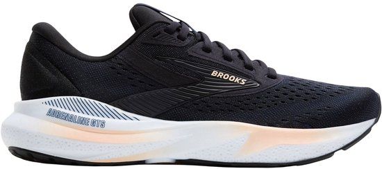 Brooks Adrenaline GTS 24 Hardloopschoenen Dames - Maat 38.5 - Zwart - Licht Oranje