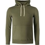 Tommy Hilfiger Regular Fit Hooded Sweatshirt groen, Effen