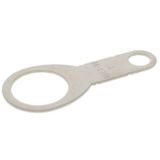 Wiska 50065636 OSET 25 aardingslus M25 messing (vernikkeld) 1 st.