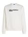 KARL LAGERFELD JEANS Sweatshirt 'ESSENTIAL' zwart / wit