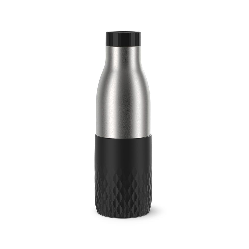 EMSA Bludrop Stainless Steel Water Bottle - 500ml - Black