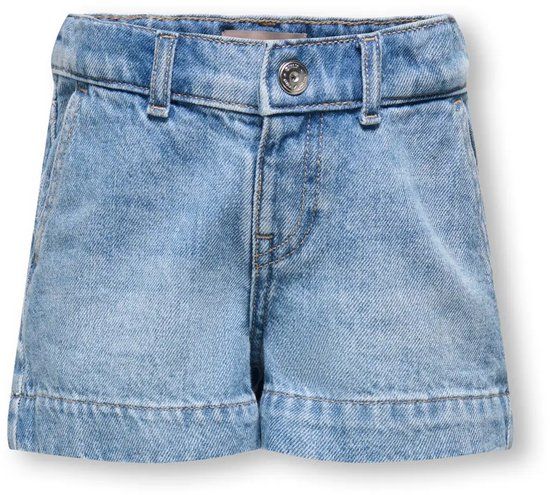 ON:ly KMGcomet wide leg short meisjes light blue denim maat 98